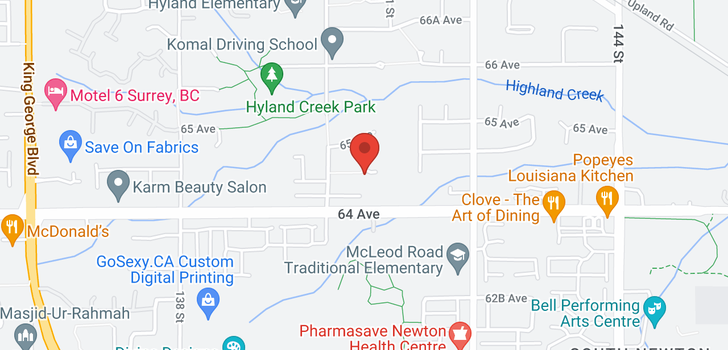 map of 6439 140A STREET